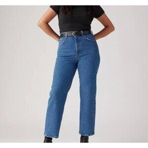 Levi's Premium RIBCAGE STRAIGHT ANKLE WOMEN'S JEANS 27x27 Jazz Pop Medium Wash